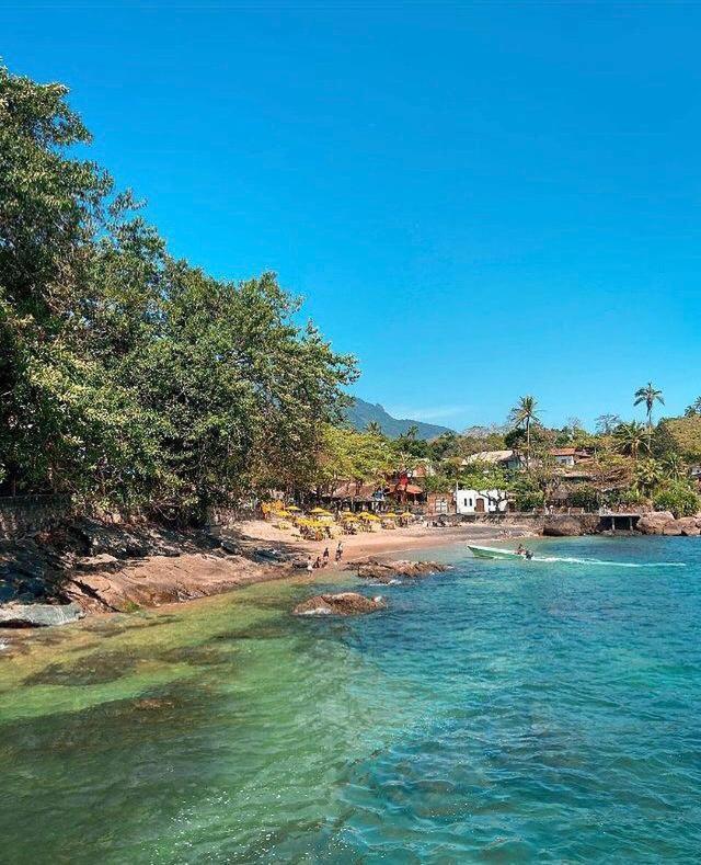 Yellow House Beira Mar Portinho Villa Ilhabela Exteriör bild